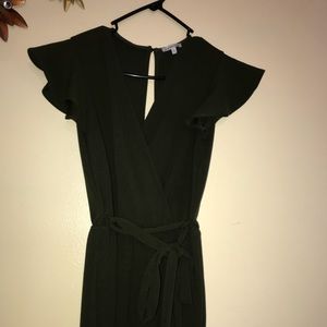 Long Green Jumpsuit
